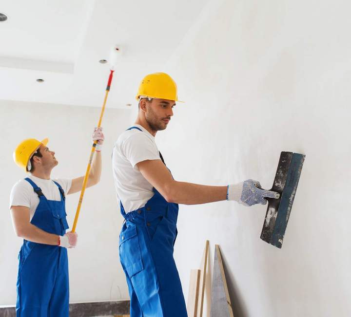 Travaux  de plâtrerie et de peinture sur mesure